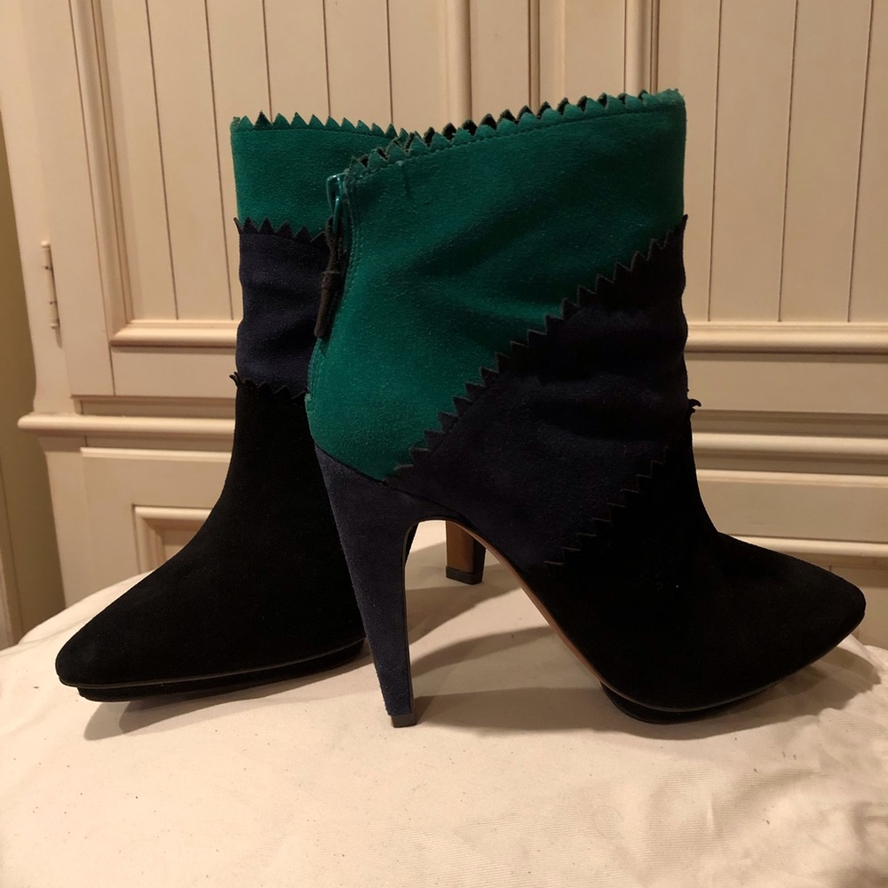 Report suede bootie!